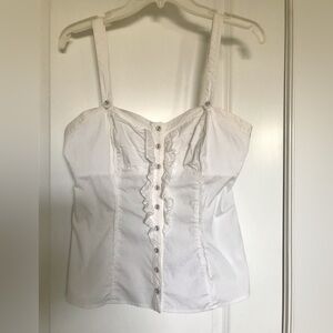 BEBE size M adjustable straps women’s top Nicer than the pics show classy, sexy
